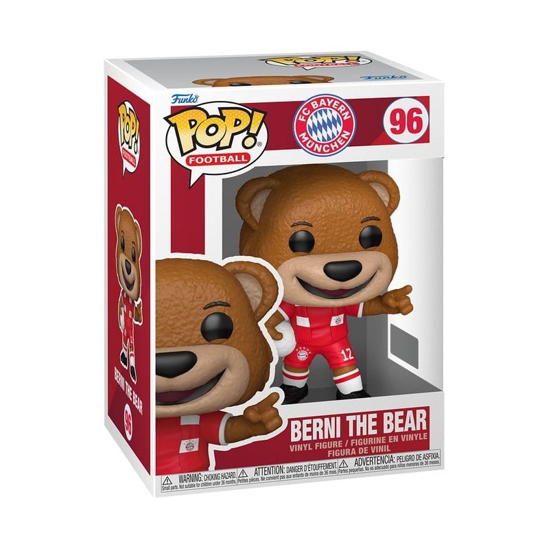 FC Bayern Munich POP! Football Vinyl Figure Berni der Bär 9 cm