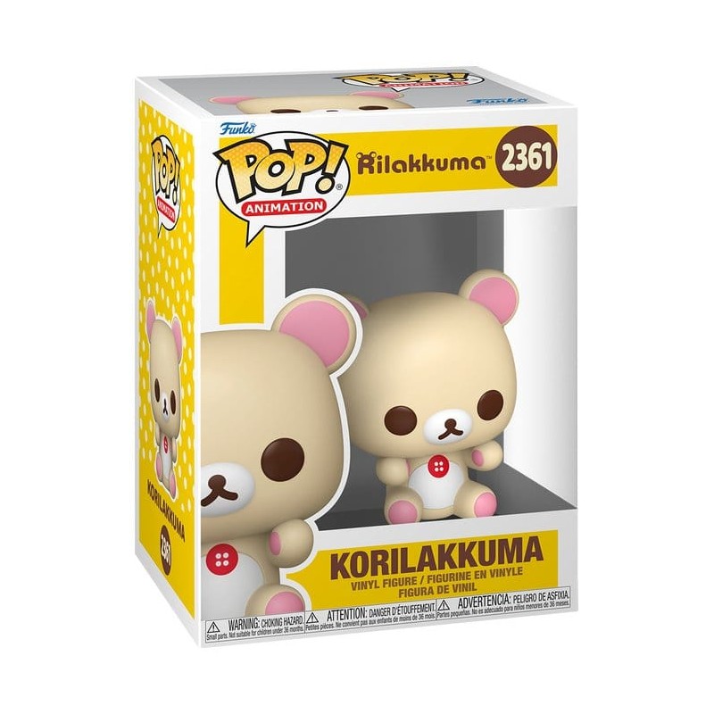 Rilakkuma POP! Animation Vinyl Figure Korilakkuma 9 cm