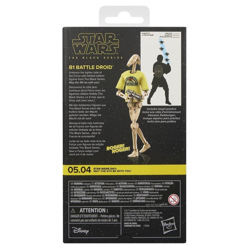 Star Wars Black Series figurine B1 Battle Droid May the 4th Be With You 15 cm