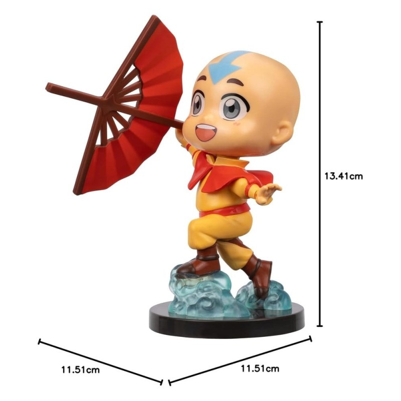 Avatar, le dernier maître de l'air Kawaii figurine mini Aang (Book 2) 10 cm