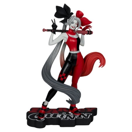 DC Direct Harley Quinn: Red, White & Black Statue 1/10 Harley Quinn by Alex Garner 21 cm