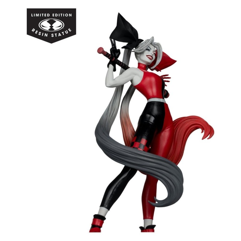DC Direct Harley Quinn: Red, White & Black Statue 1/10 Harley Quinn by Alex Garner 21 cm
