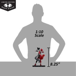 DC Direct Harley Quinn: Red, White & Black Statue 1/10 Harley Quinn by Alex Garner 21 cm