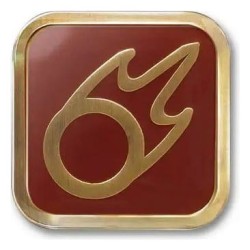 Final Fantasy XIV badge de job Icon Black Mage