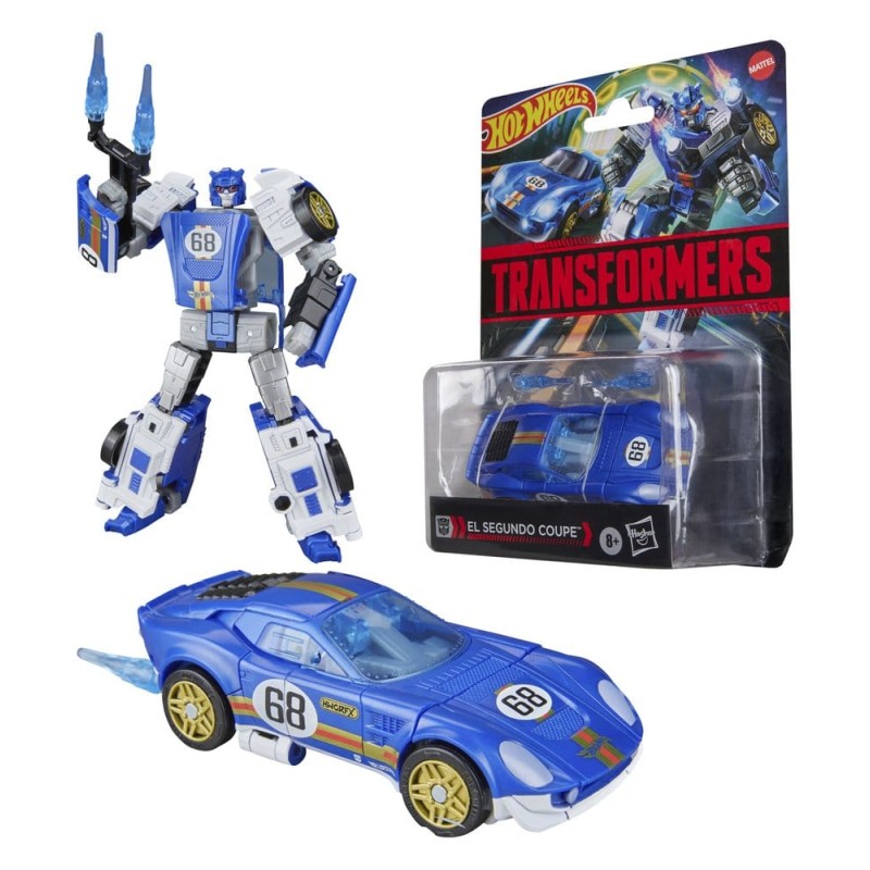 Transformers x Hot Wheels Collaborative Deluxe Class figurine El Segundo Coupe 13 cm