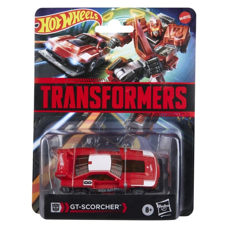 Transformers x Hot Wheels Collaborative Deluxe Class figurine GT-Scorcher 13 cm