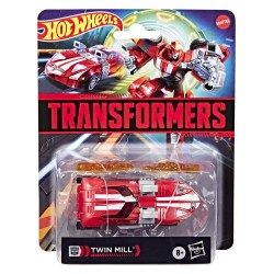 Transformers Collaborative Hot Wheels x Transformers Deluxe Class Action Figure Twin Mill 13 cm