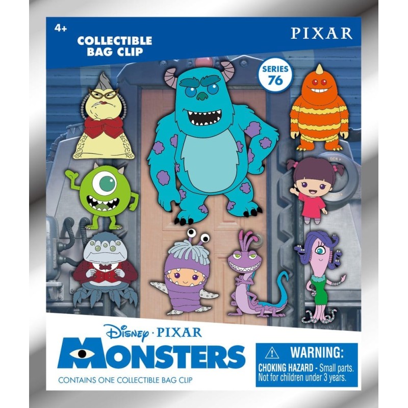 Monstres & Cie 15th Anniversary 3D porte-clés en PVC série 76 présentoir (24)