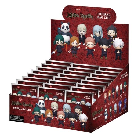 Jujutsu Kaisen 3D porte-clés en PVC série 2 présentoir (24)