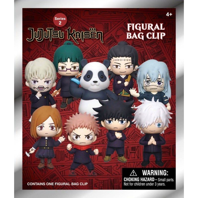 Jujutsu Kaisen 3D PVC Bag Clips Series 2 Display (24)