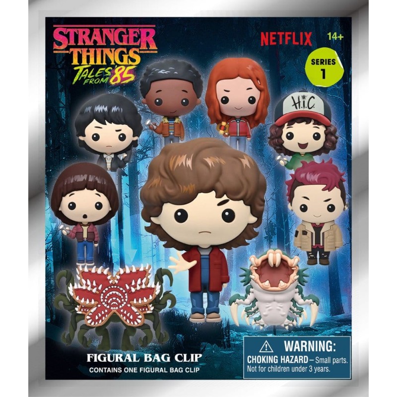 Stranger Things Tales of '85 3D PVC Bag Clips Series 1 Display (24)