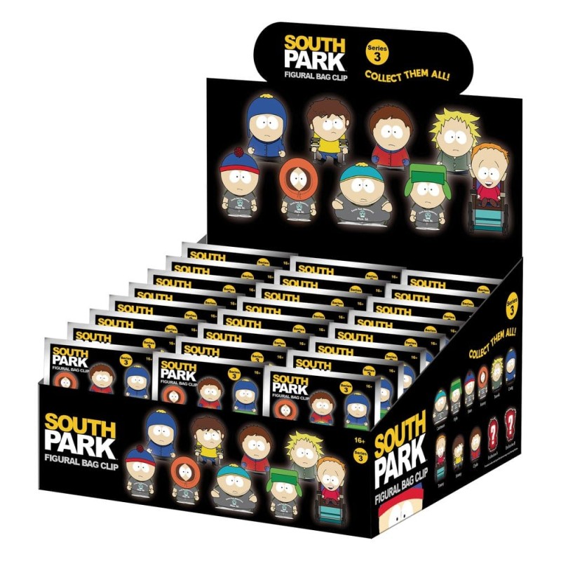 South Park 3D PVC Bag Clips Series 3 Display (24)