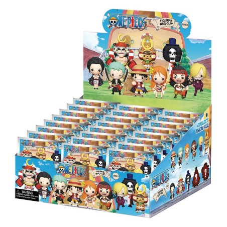One Piece 3D porte-clés en PVC série 2 présentoir (24)