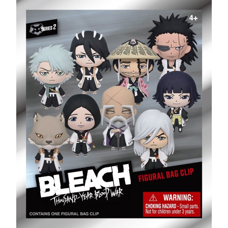 Bleach Thousand-Year Blood War 3D porte-clés en PVC série 2 présentoir (24)
