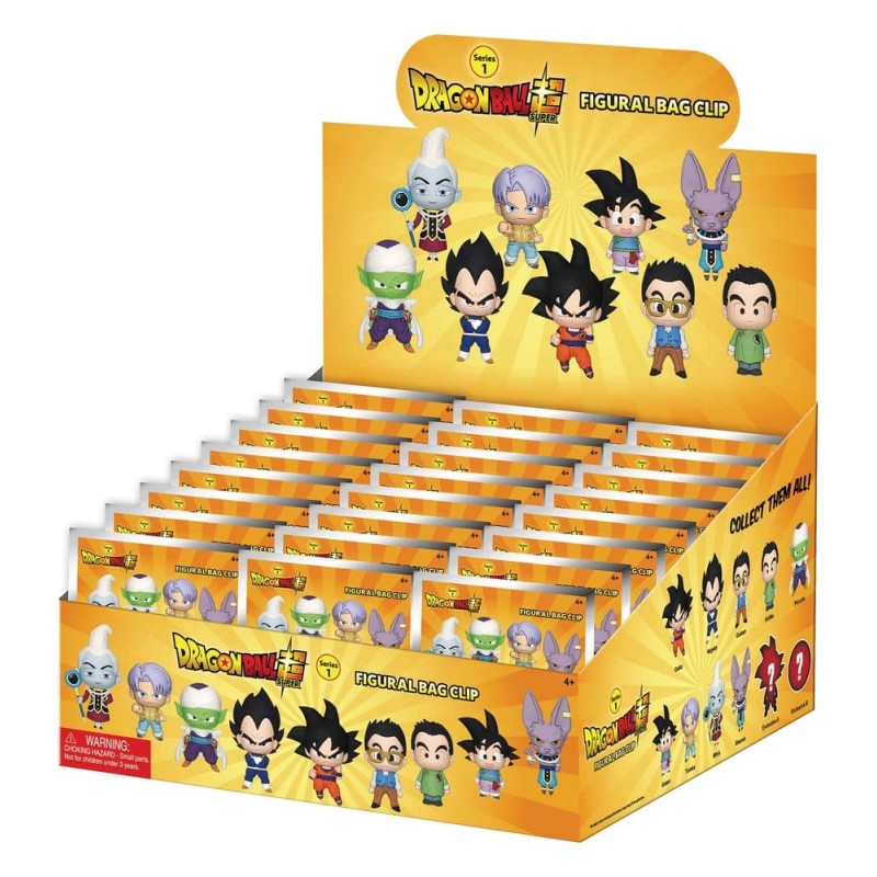 Dragon Ball Super 3D porte-clés en PVC série 1 présentoir (24)