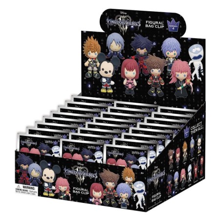 Kingdom Hearts 3D PVC Bag Clips Series 4 Display (24)