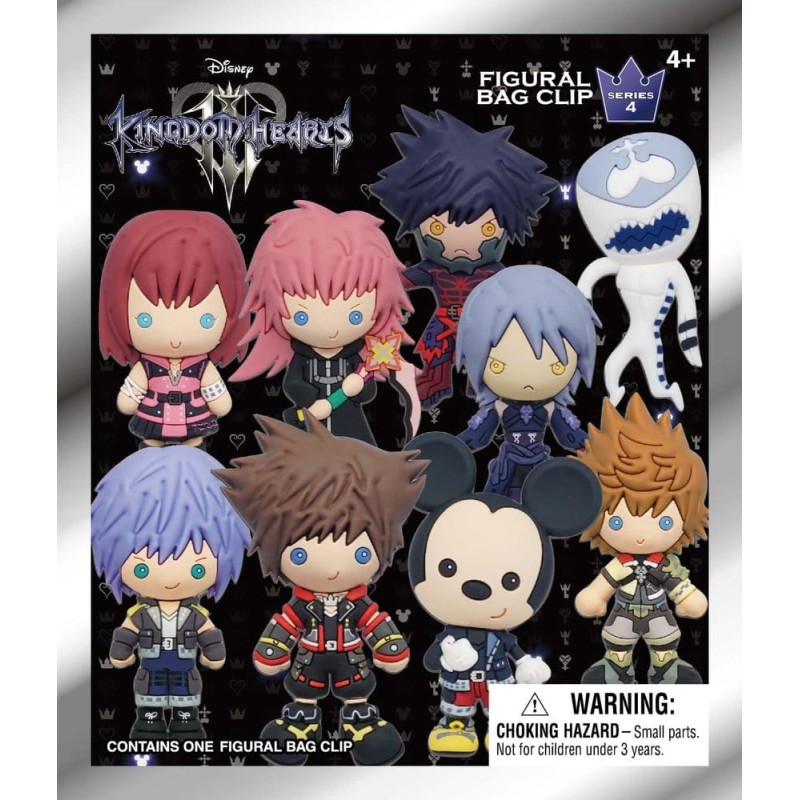 Kingdom Hearts 3D porte-clés en PVC série 4 présentoir (24)