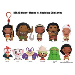 Moana 3D PVC Bag Clips Series 2 Display (24)