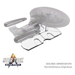 Star Trek Ship Pack Boxed miniatures prépeintes U.S.S. Enterprise - 60th Anniversary Edition 22 cm