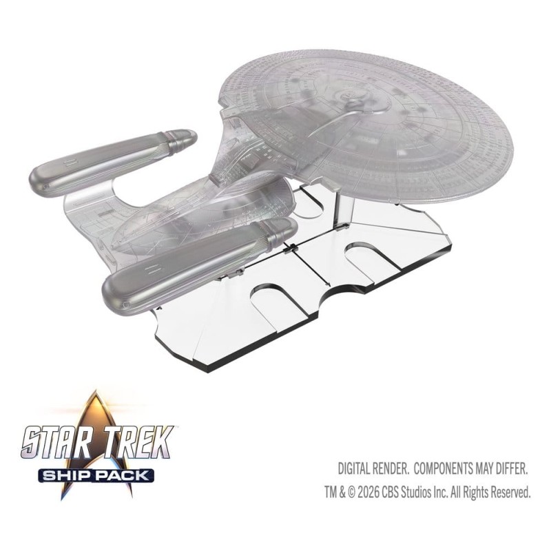 Star Trek Ship Pack Boxed miniatures prépeintes U.S.S. Enterprise - 60th Anniversary Edition 22 cm