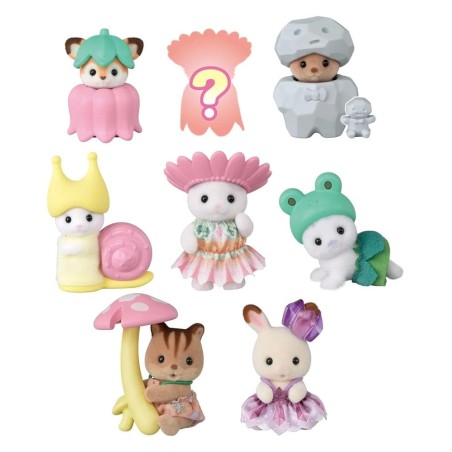 Sylvanian Families Minifigurines Amis Bébés Fées de la Forêt Sachet Surprise 5 cm Présentoir (16)