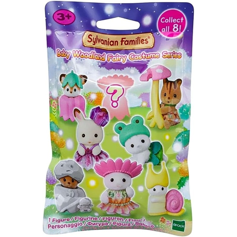 Sylvanian Families Minifigurines Amis Bébés Fées de la Forêt Sachet Surprise 5 cm Présentoir (16)