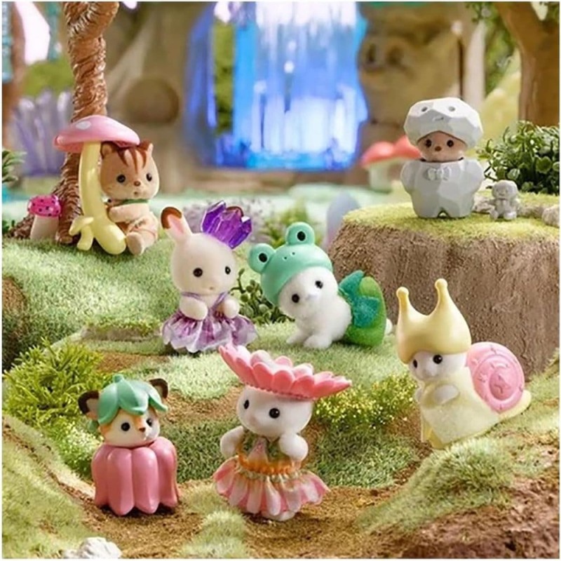 Sylvanian Families Minifigurines Amis Bébés Fées de la Forêt Sachet Surprise 5 cm Présentoir (16)