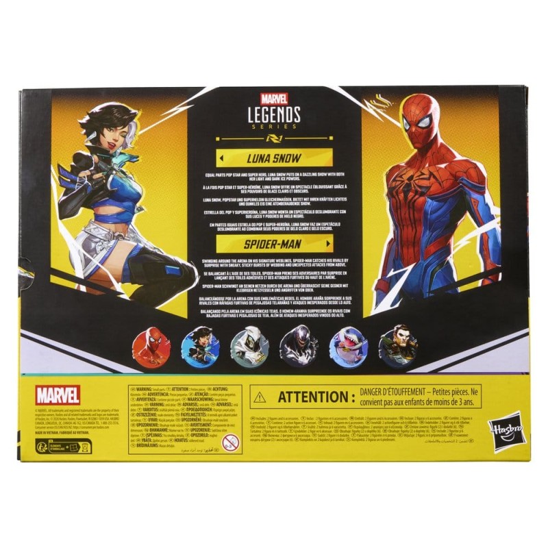 Marvel Rivals Marvel Legends pack 2 figurines Spider-Man & Luna Snow 15 cm