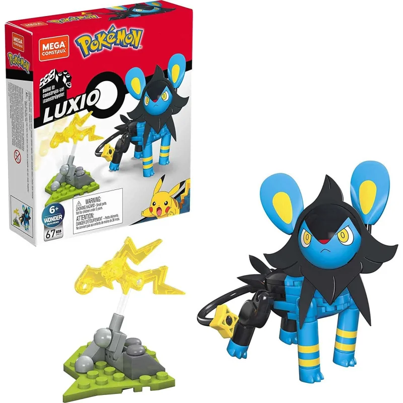 License:  Pokémon
Product: Luxio
Brand: Mega Construx Mattel
from 7 years old