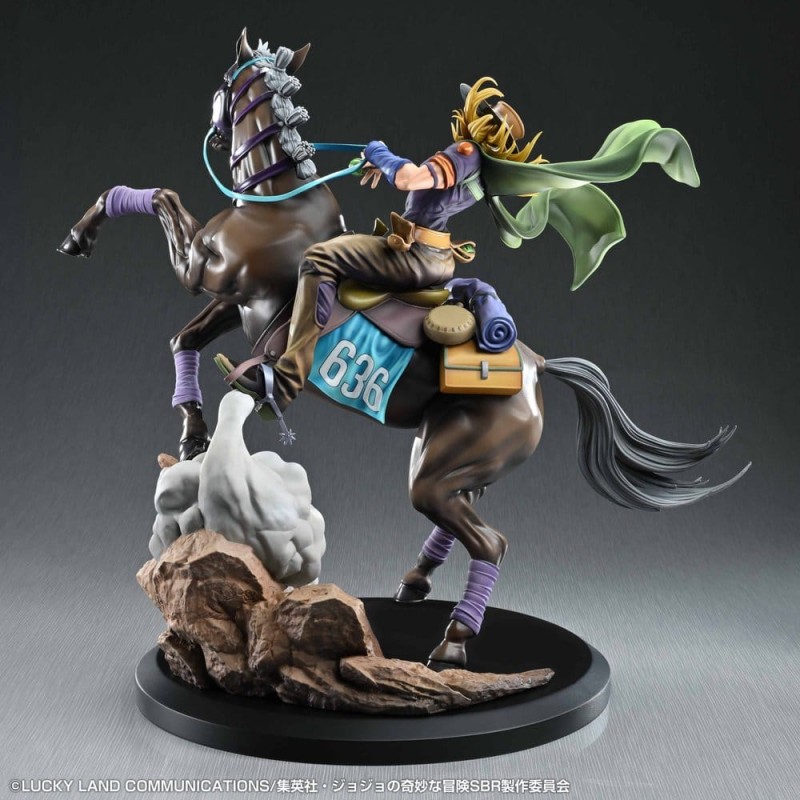 JoJo's Bizarre Adventure: Steel Ball Run Figure Gyro Zeppeli & Valkyrie 31 cm