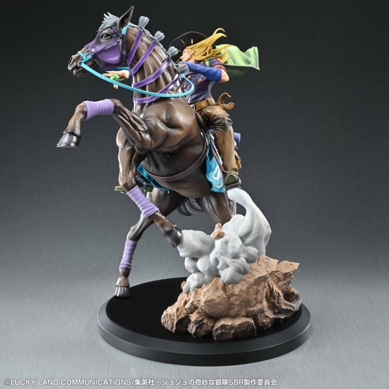 JoJo's Bizarre Adventure: Steel Ball Run Figure Gyro Zeppeli & Valkyrie 31 cm