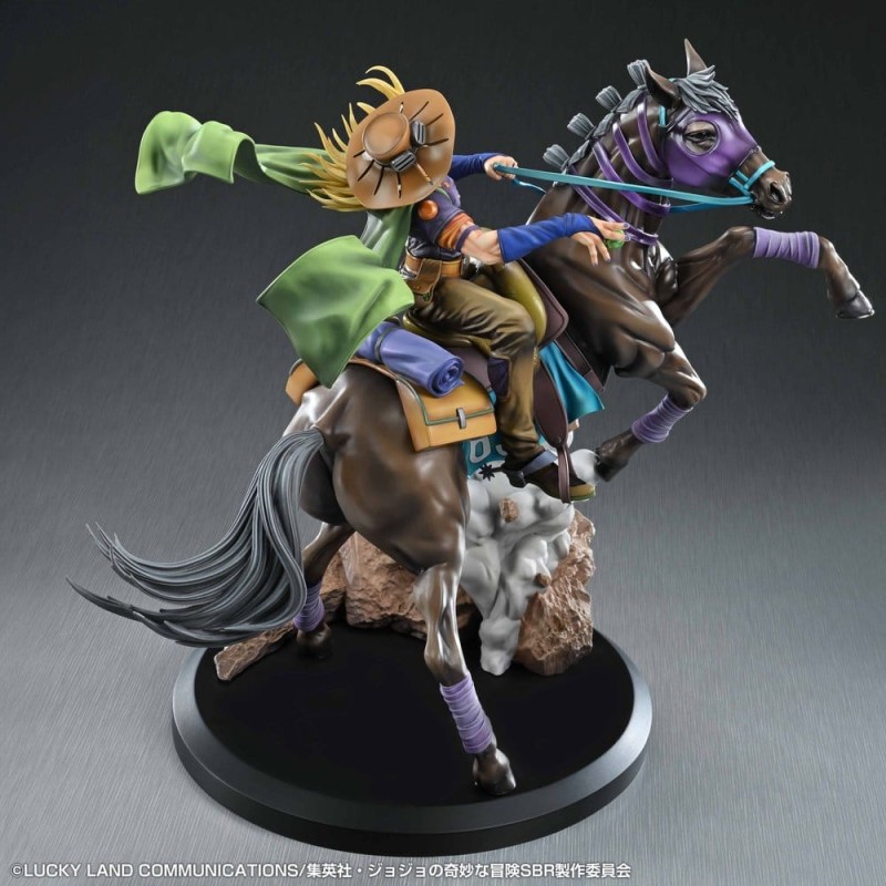 JoJo's Bizarre Adventure: Steel Ball Run Figure Gyro Zeppeli & Valkyrie 31 cm