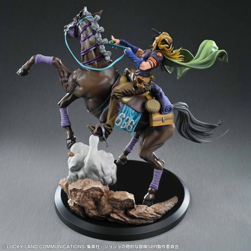 JoJo's Bizarre Adventure: Steel Ball Run Figure Gyro Zeppeli & Valkyrie 31 cm