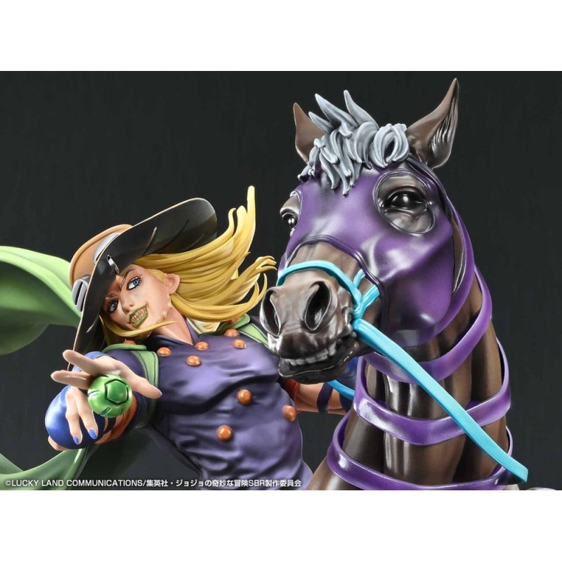 JoJo's Bizarre Adventure: Steel Ball Run Figure Gyro Zeppeli & Valkyrie 31 cm