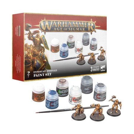 Warhammer Age Of Sigmar - Stormcast Eternal + Paint Set | 5011921191956