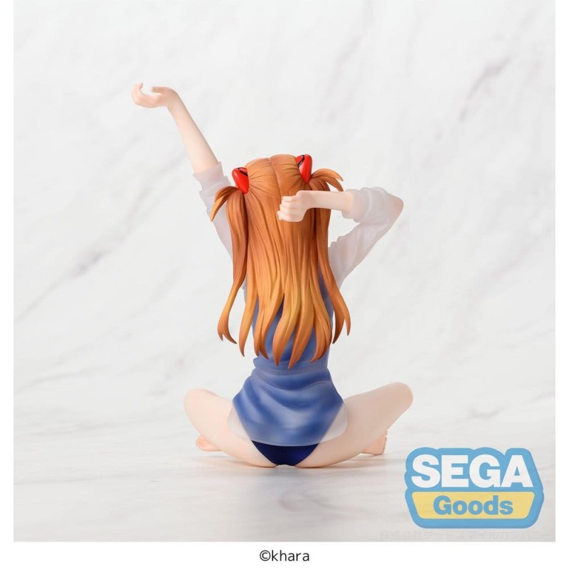 Rebuild of Evangelion Yumemirize figurine PVC Asuka Shikinami Langley School Swimsuit Ver. 16 cm