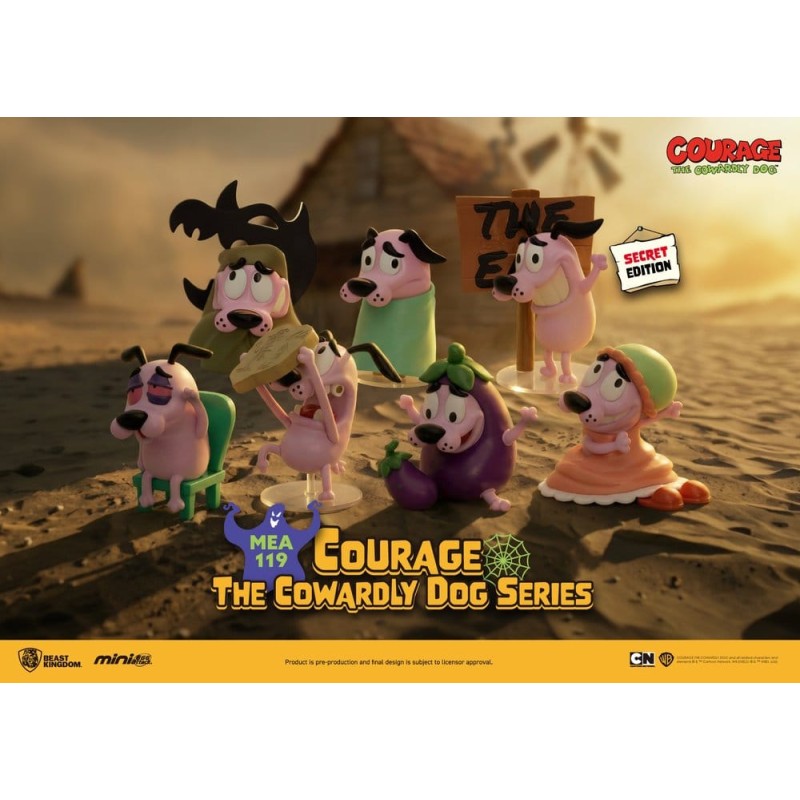 Courage, le chien froussard Mini Egg Attack blind box figurines assortiment 8 cm (6)