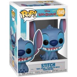 Disney Lilo et Stitch Figurine Funko POP! Movie Vinyl Stitch (Smiling Seated) 9 cm