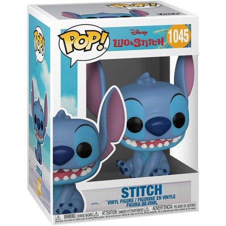 Disney Lilo and Stitch Figure Funko POP! Movie Vinyl Stitch (Smiling Seated) 9 cm | 889698556170