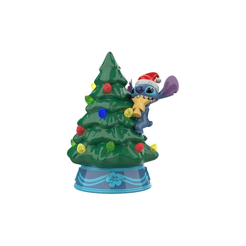 Disney Sapin de Noël en céramique avec lumières Stitch 15 cm