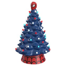 Marvel keramische kerstboom met Spider-Man Lichtjes 23 cm