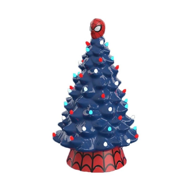 Marvel Ceramic Christmas Tree with Spider-Man Lights 23 cm