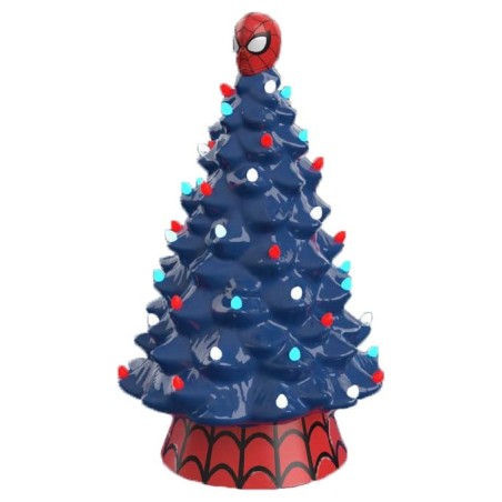 Marvel Sapin de Noël en céramique avec lumières Spider-Man 23 cm