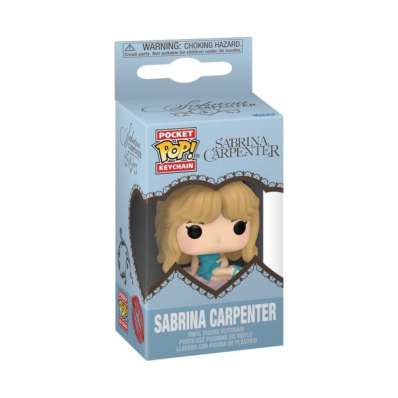 Sabrina Carpenter présentoir porte-clés Pocket POP! Sabrina in Nightgown 4 cm (12)