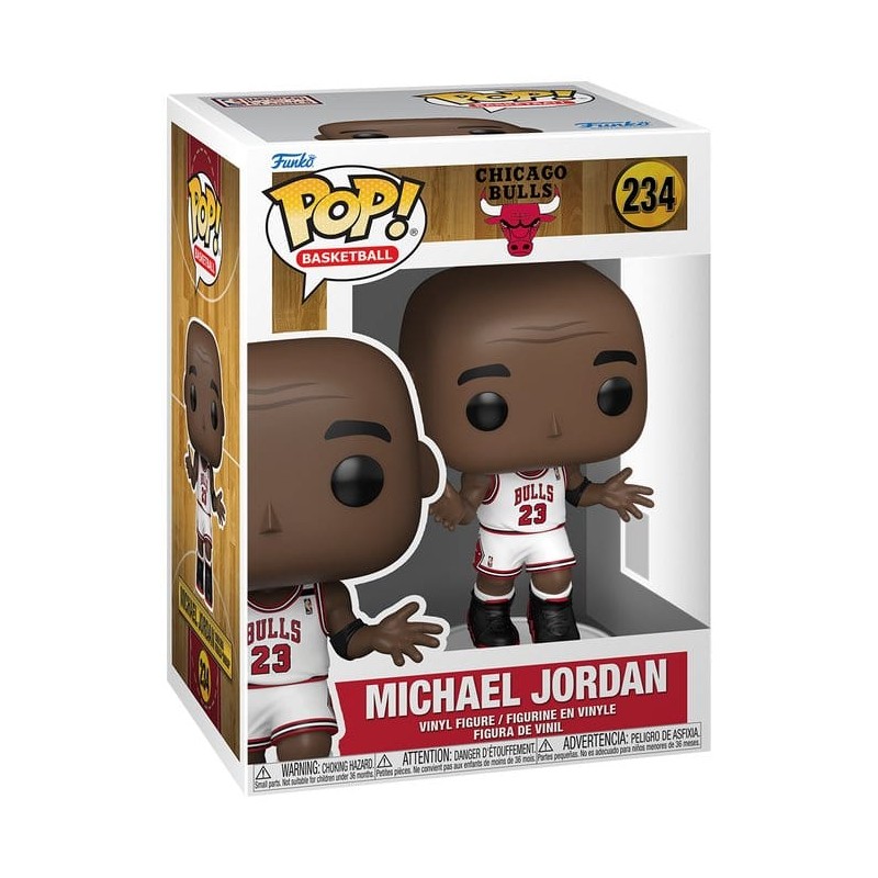 NBA POP! Sports Vinyl Figure Bulls- Michael Jordan (Shrug) 9 cm