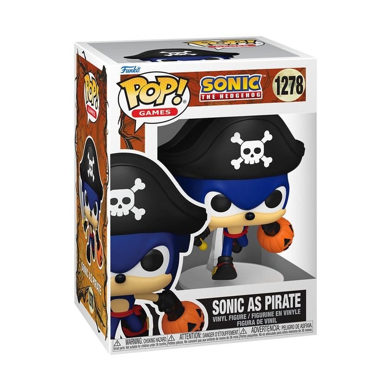 Sonic the Hedgehog POP! Games Vinyl figurine Pirate Sonic 9 cm
