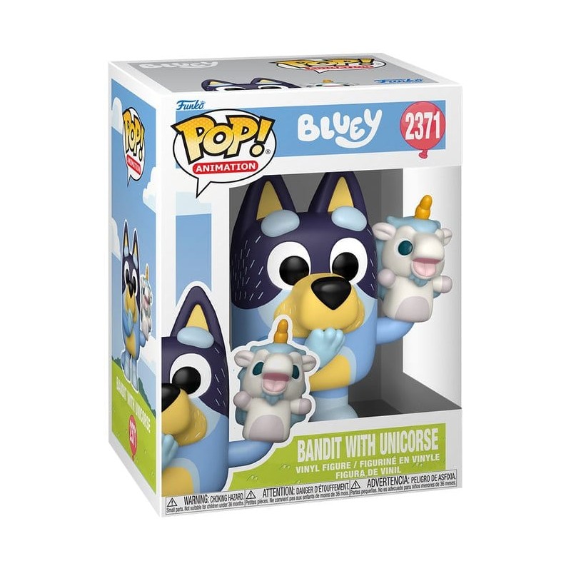 Bluey POP! Games Vinyl figurine Bandit w/Unicourse 9 cm
