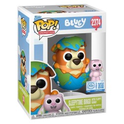 Bluey POP! & Buddy Vinyl Figure Sleepytime Bingo with Floppy Bunny 9 cm