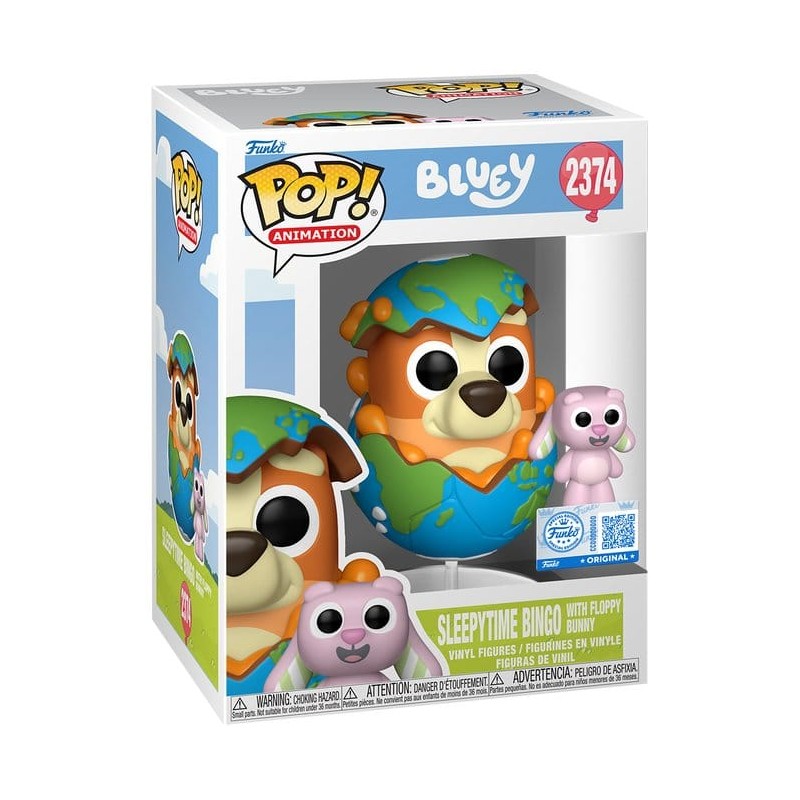 Bluey POP! & Buddy Vinyl figurine Sleepytime Bingo with Floppy Bunny 9 cm