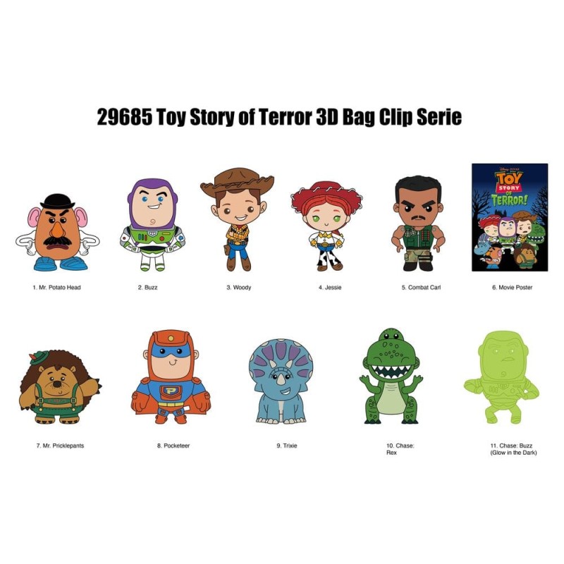 Toy Story 3D porte-clés en PVC série 79 présentoir (24)